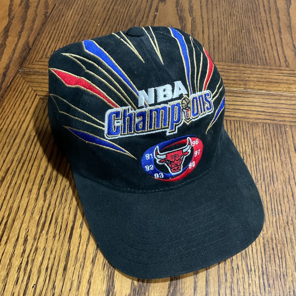 Vintage NBA Chicago Bulls Champions Black Cap